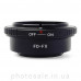 Переходник Canon FD – Fujifilm X-mount