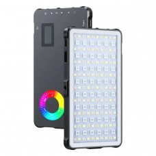 MAMEN SL-C02 — портативный RGB LED свет на аккумуляторе, 2500–9000K, CRI ≥95 для блоггеров и фото