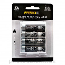 Аккумуляторы AA PowerEx IMEDION 2400mAh Ni-MH - 4 шт.