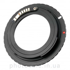 Переходник М42 – Canon EF с программируемым чипом + крышка