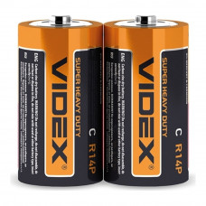 Батарейка солевая Videx R14P/C 2шт shrink