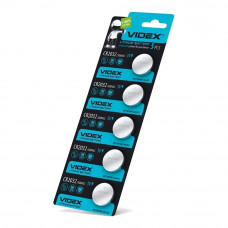 Батарейка литиевая Videx CR2032 5шт blister card