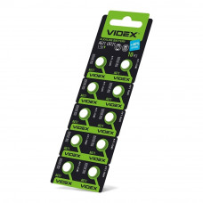 Батарейка часовая Videx AG11/LR721 blister card 10шт