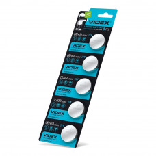 Батарейка литиевая Videx CR2450 5шт blister card